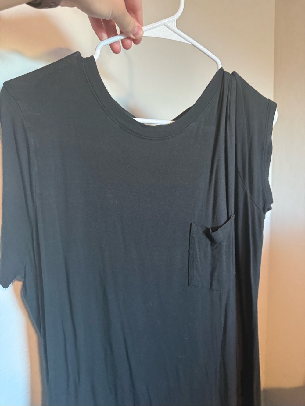 Abercrombie & Fitch Black Short Sleeve Pocket Tee shirt dress